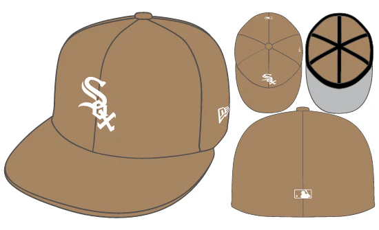 New Era Chicago White Sox Khaki Gray 59FIFTY Fitted