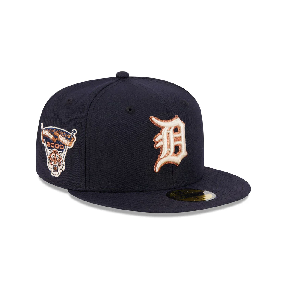 New Era Detroit Tigers Navy Stone 59FIFTY Fitted - Image 3