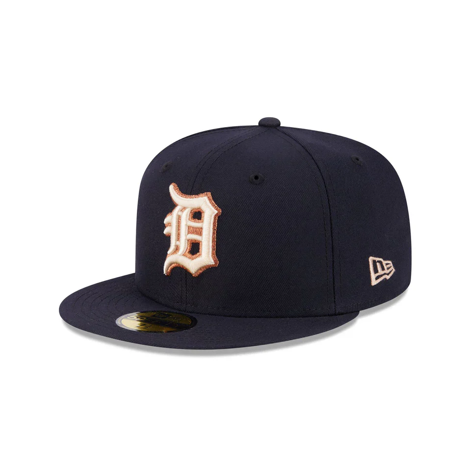 New Era Detroit Tigers Navy Stone 59FIFTY Fitted - Image 5