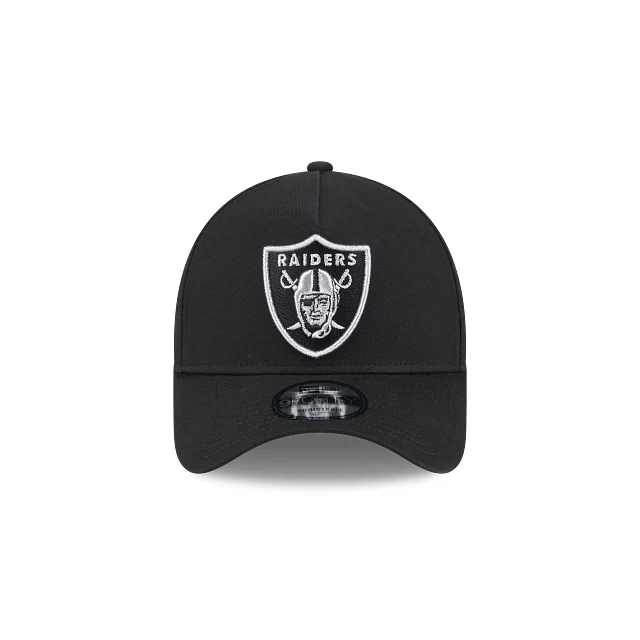 New Era Las Vegas Raiders Metallic 9FORTY A-Frame Snapback - Image 4
