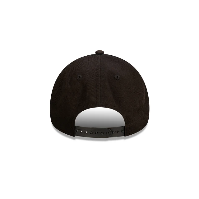 New Era Los Angeles Dodgers Black on Black 9FORTY A-Frame Snapback - Image 6