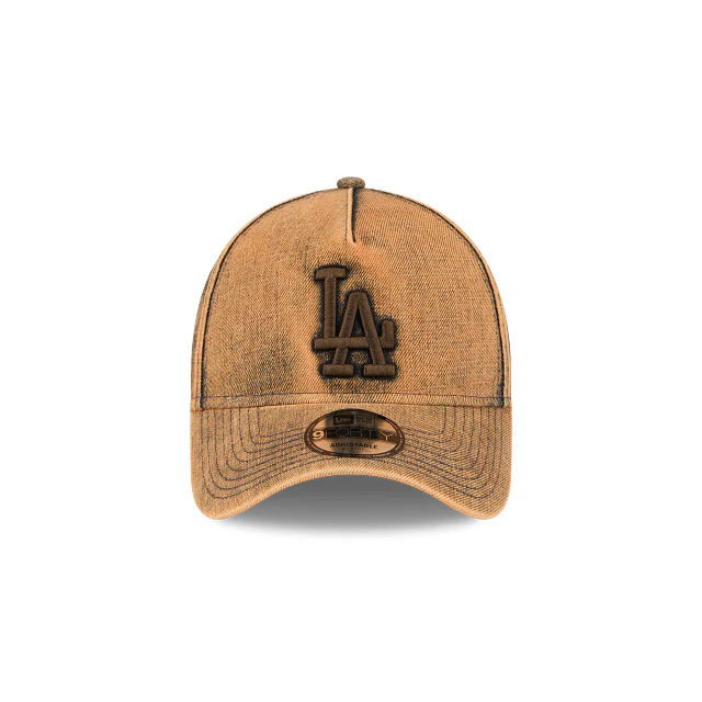 New Era Los Angeles Dodgers Mud Denim Overwash XBR 9FORTY A-Frame Snapback