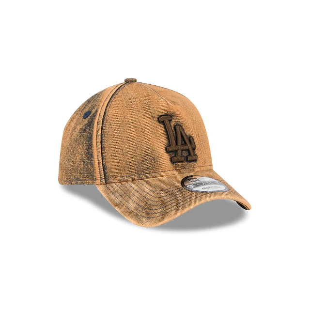 New Era Los Angeles Dodgers Mud Denim Overwash XBR 9FORTY A-Frame Snapback - Image 2