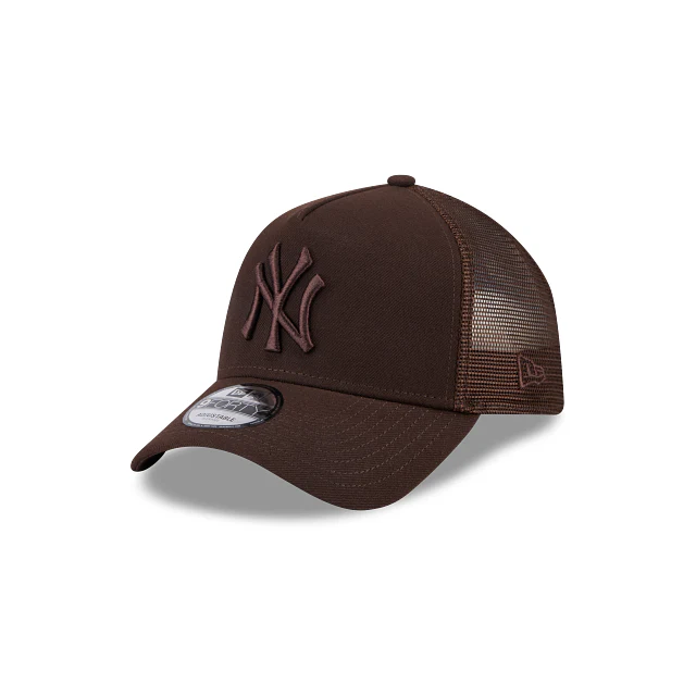 New Era New York Yankees Brown 9FORTY A-Frame Trucker - Image 3