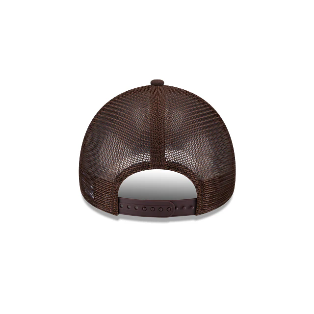 New Era New York Yankees Brown 9FORTY A-Frame Trucker - Image 4