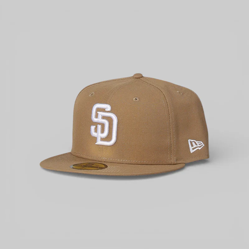 New Era San Diego Padres Khaki White 59FIFTY Fitted - Image 2