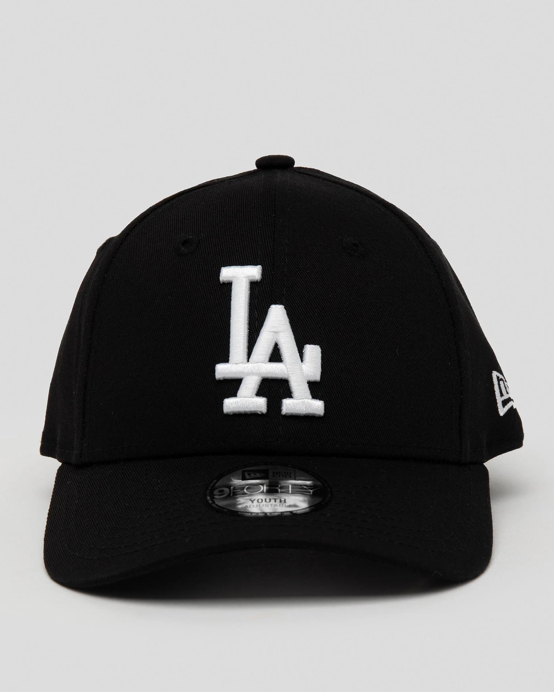 New Era Youth Los Angeles Dodgers Black 9FORTY A-Frame Snapback
