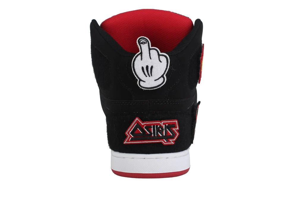 OSIRIS NYC 83 CLK - BLACK/RED/VELCRO - Image 3
