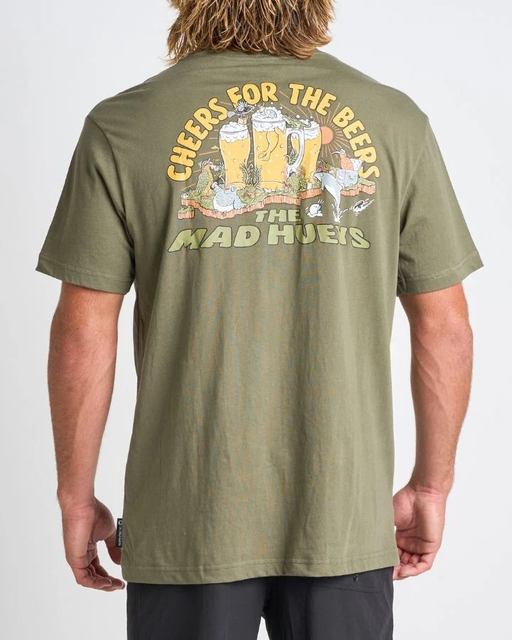 The Mad Hueys NZ BEERS | SS TEE - Image 2