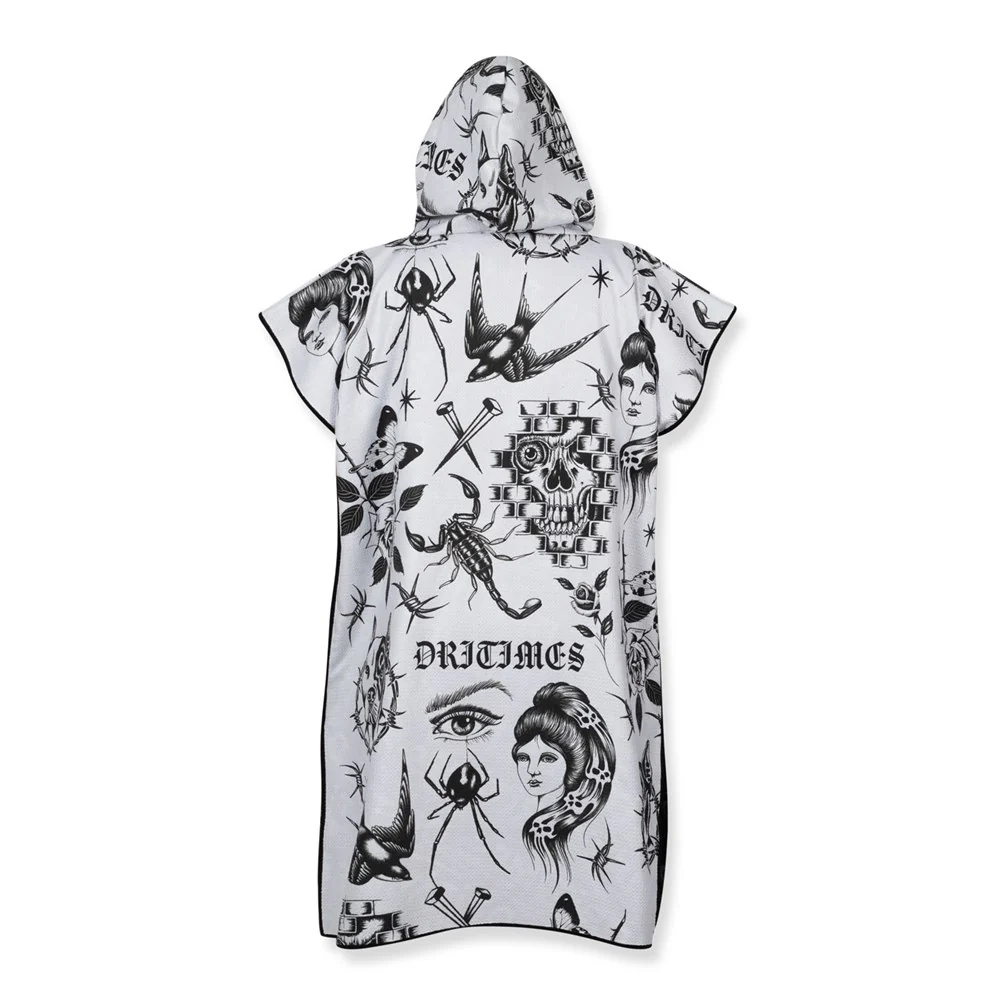 DriTimes Old School Poncho / Hooded Towel | Youth - Image 2