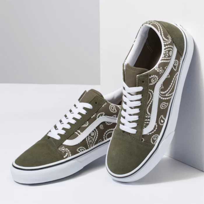 Vans Old Skool Peace Paisley - Grape Leaf / True White - Image 2