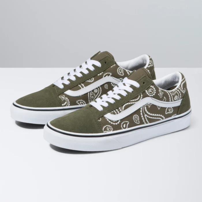 Vans Old Skool Peace Paisley - Grape Leaf / True White - Image 5