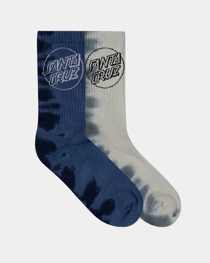 Santa Cruz Opus Dot 2 Pack Crew Socks