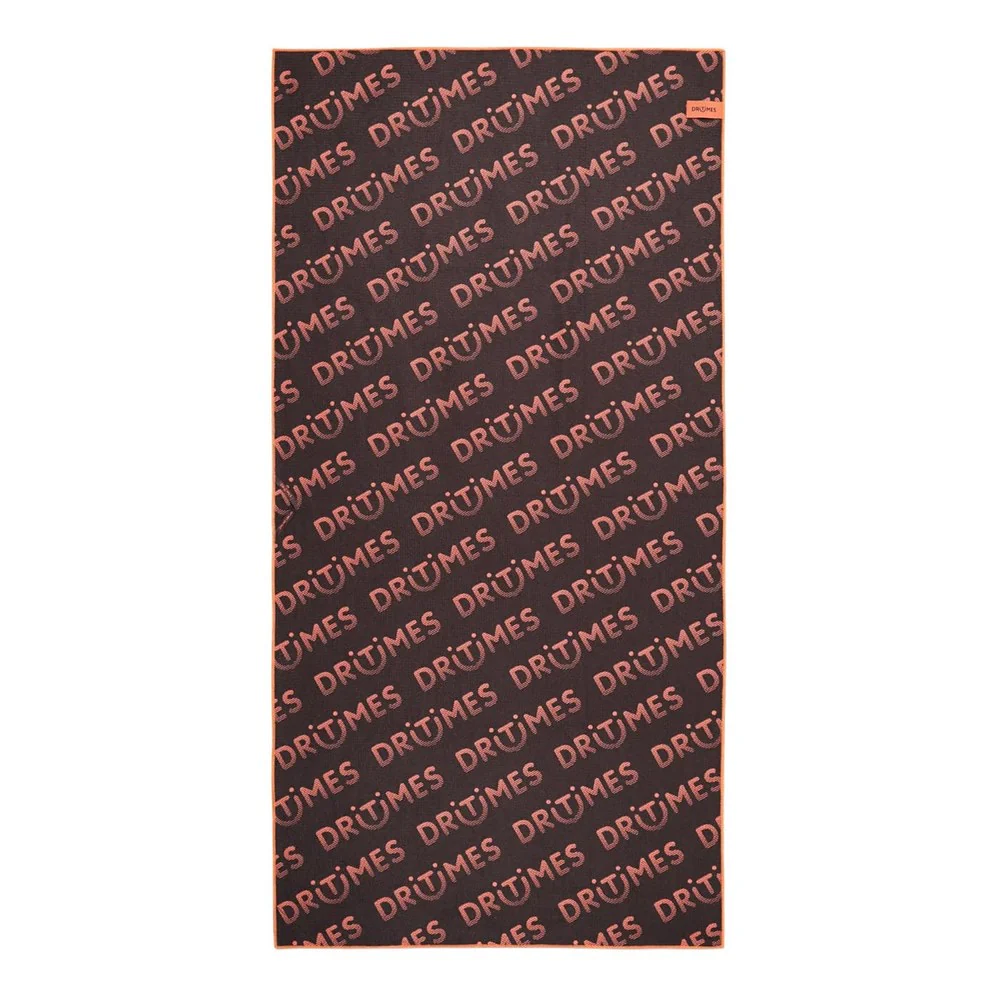 DriTimes Orange-Mocha Beach Towel - Image 2