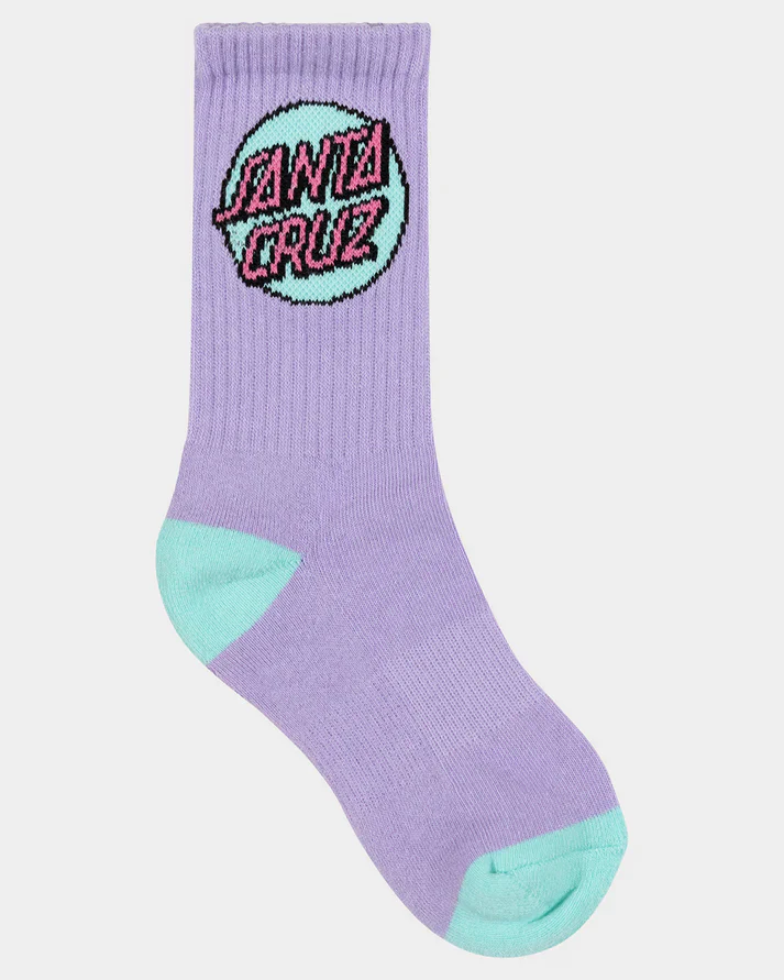 Santa Cruz Other Dot Girls Crew Socks 4 Pack - Image 3