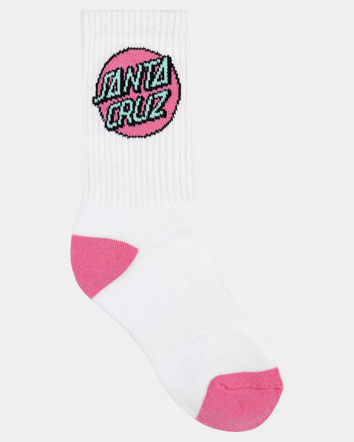 Santa Cruz Other Dot Girls Crew Socks 4 Pack - Image 4