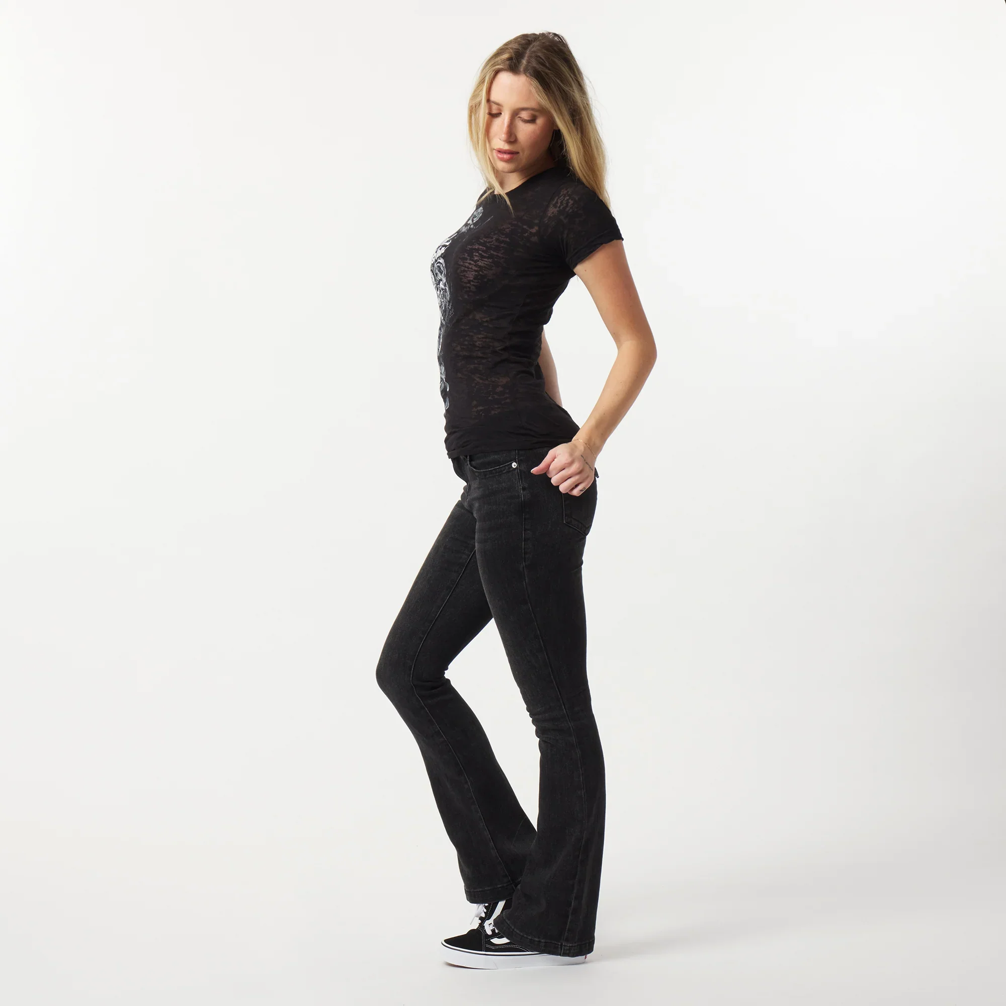Metal Mulisha Overcome Burnout Womens Tee - Image 2