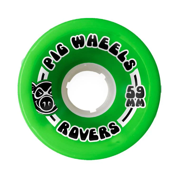 Pig Rover 85A 59 Green/White Core Wheels