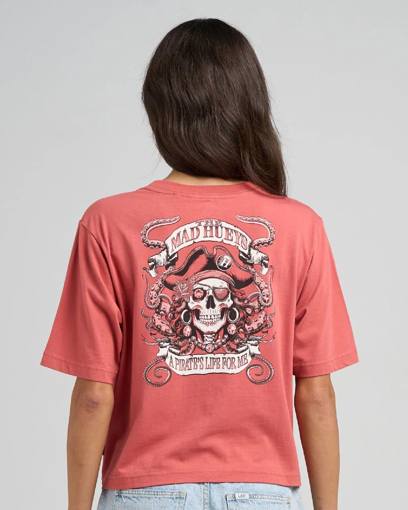 THE MAD HUEYS PIRATES LIFE | WOMENS BOXY TEE