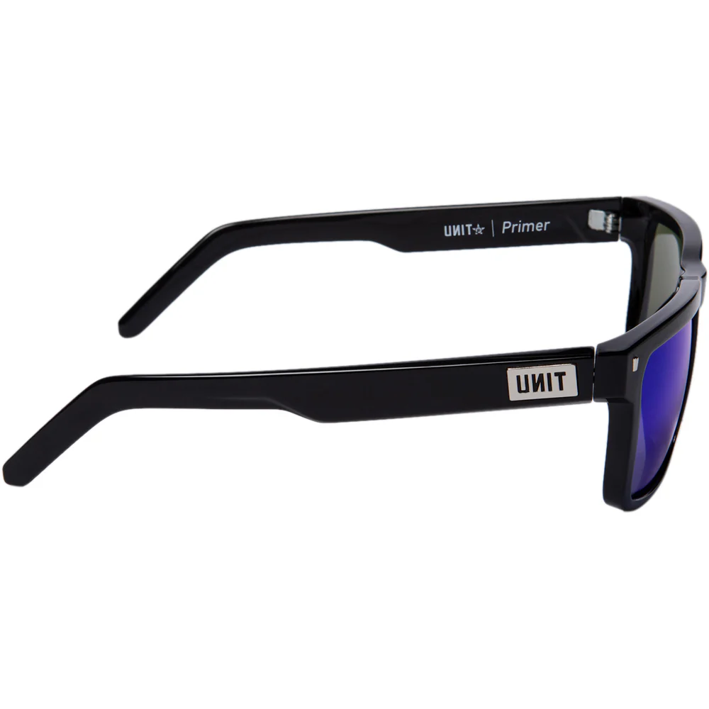Unit Primer Polarised Sunglasses - Matte Black / Blue - Image 3