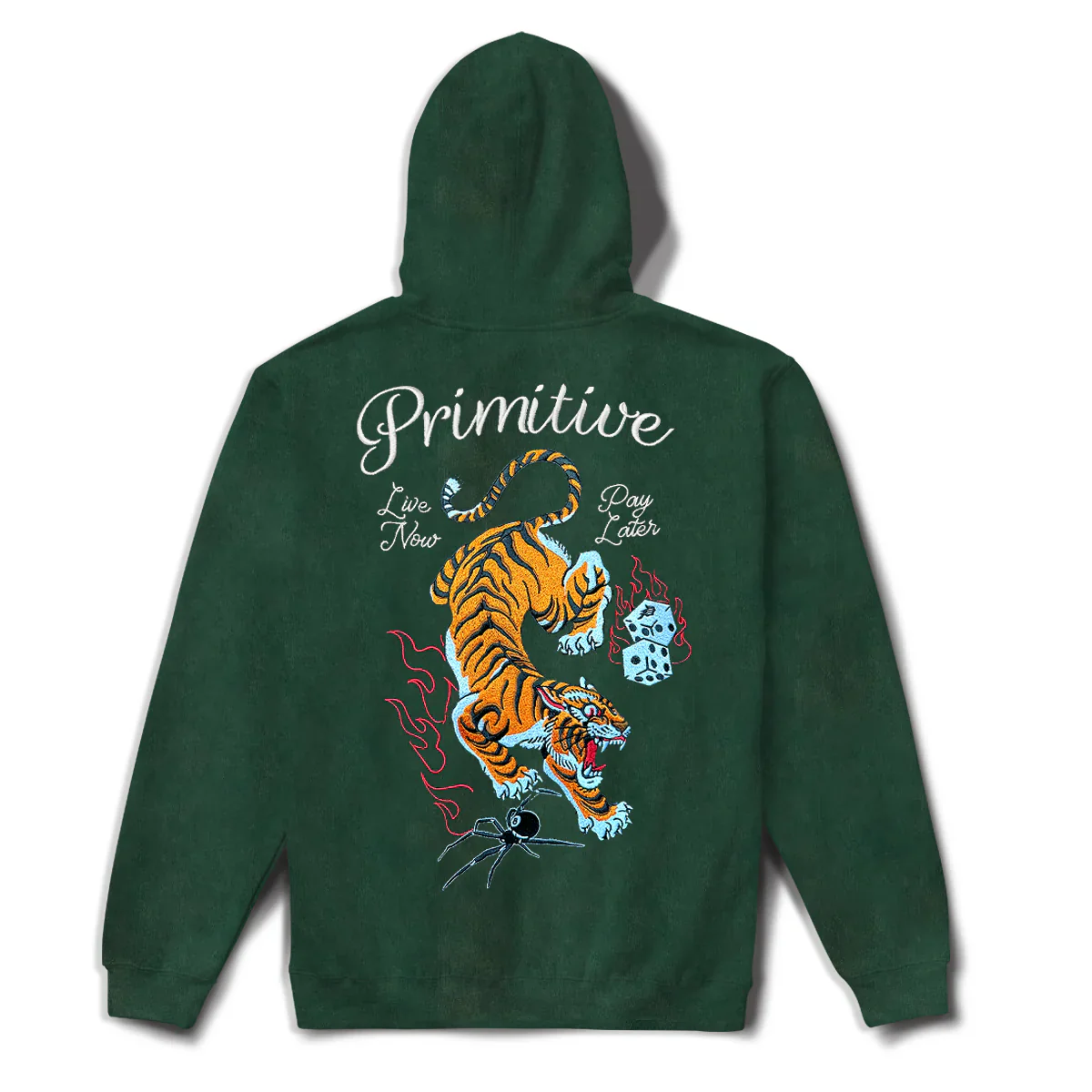 PRIMITIVE BIG CITY HOODY FOREST GREEN - Image 2