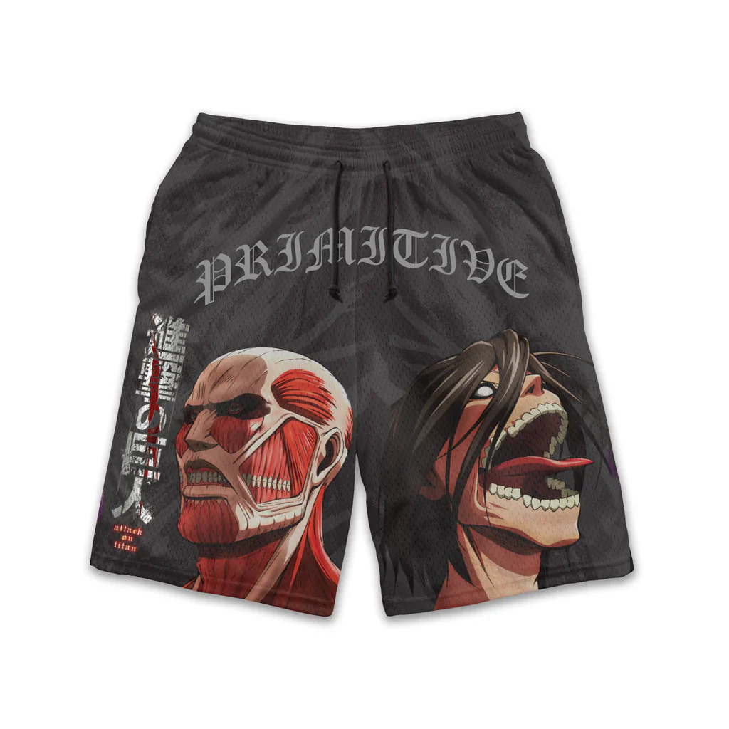 Primitive Titans Mesh Short Black - Image 2
