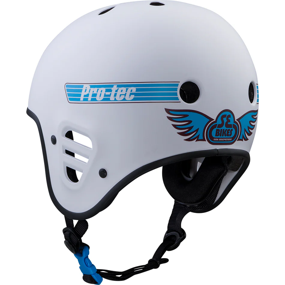 Protec Full Cut Skate Cert Helmet - SE Bikes White - Image 3