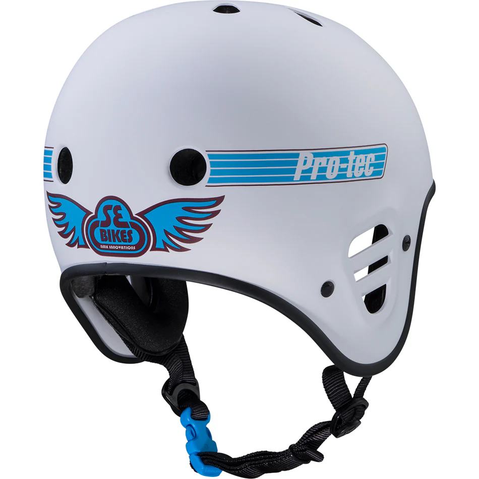 Protec Full Cut Skate Cert Helmet - SE Bikes White - Image 4