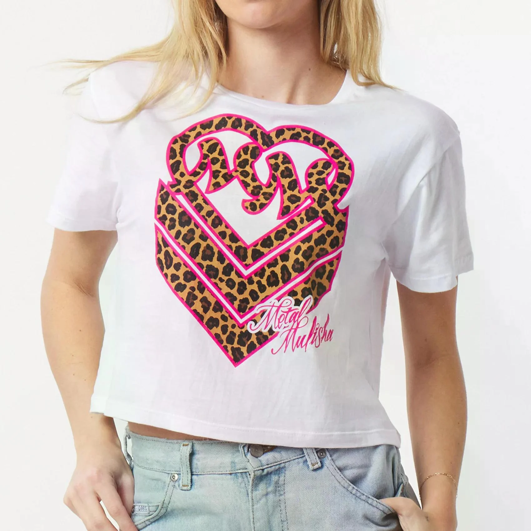 Metal Mulisha Prowler Crop Womens Tee - Image 2