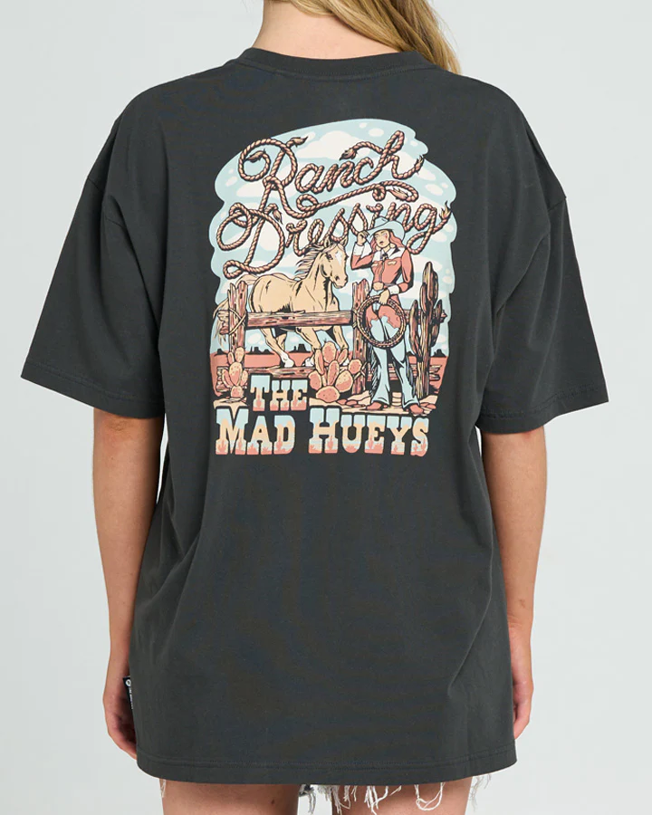 THE MAD HUEYS RANCH DRESSING | WOMENS OVERSIZED TEE - Image 2