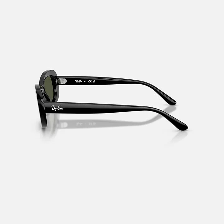 Ray Ban RB2221 - Black/Green Lens - Image 3