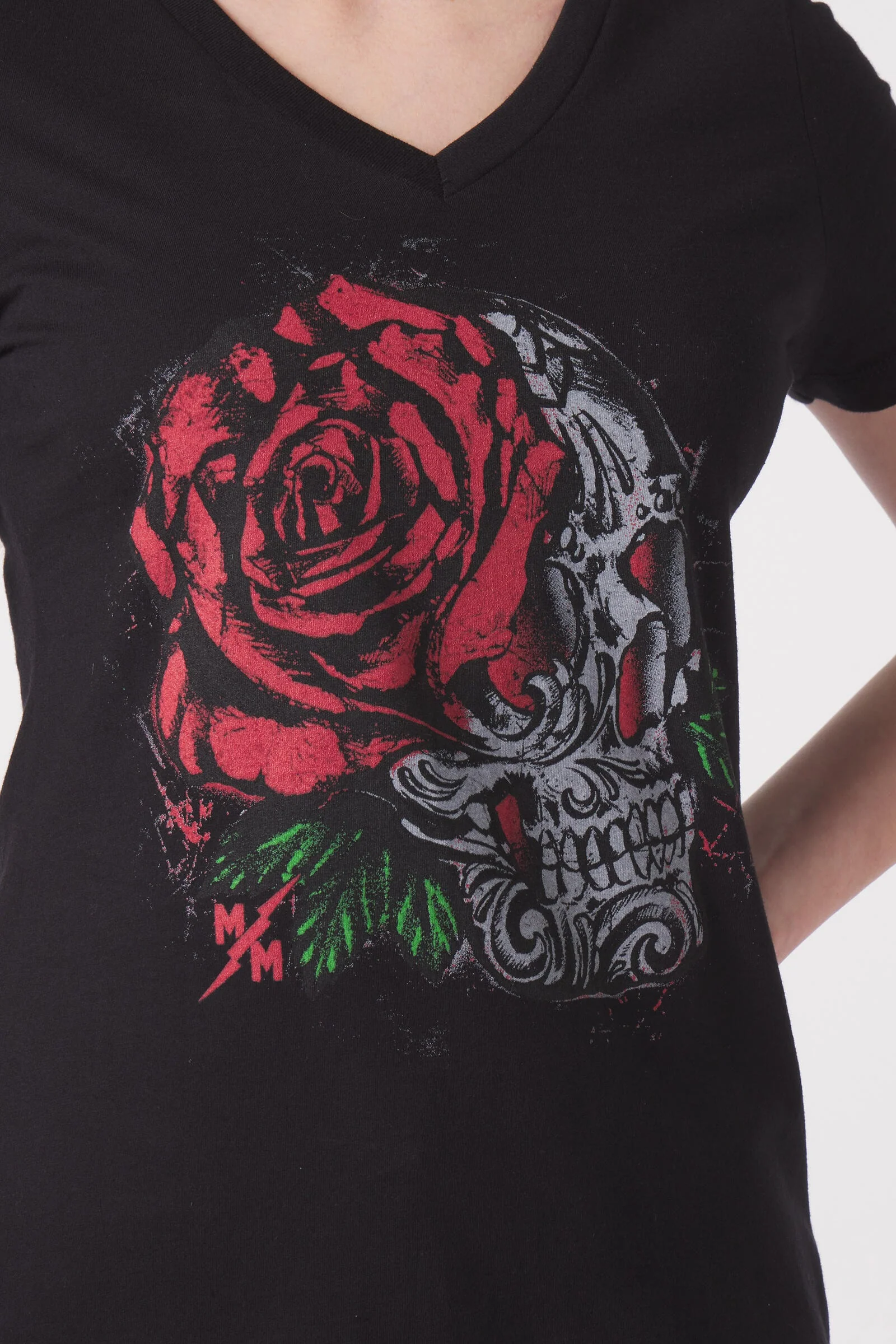 Metal Mulisha Remember Relaxed V-Neck Tee - Image 2