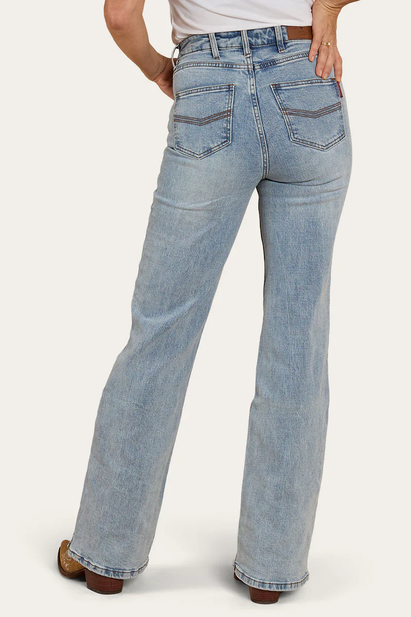 Ringers Western Betsy Womens High Rise Bootleg Jean - Light Blue - Image 2