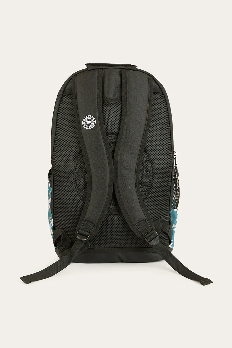 Ringers Western Holtze Backpack - Black/Floral - Image 2
