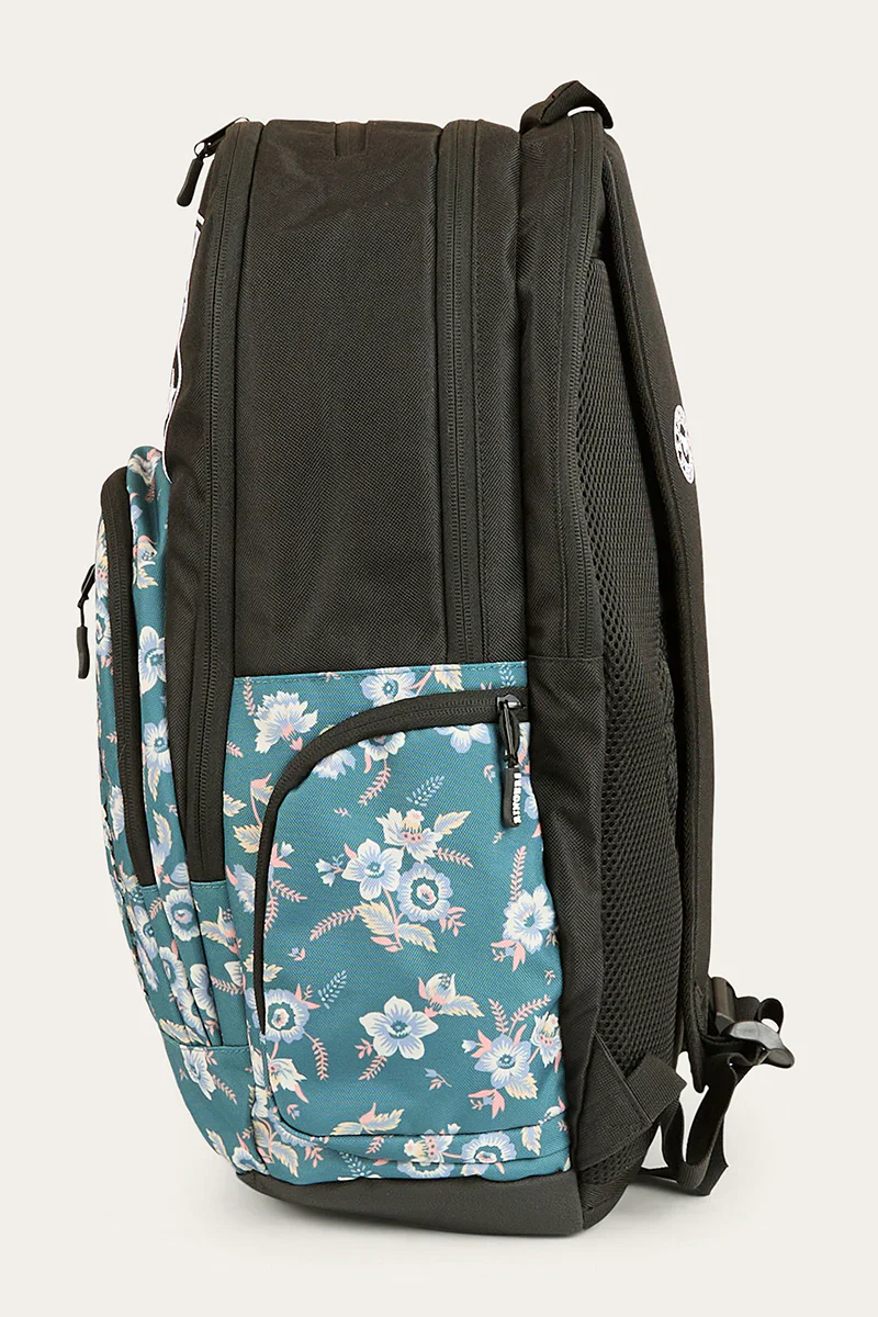 Ringers Western Holtze Backpack - Black/Floral - Image 4