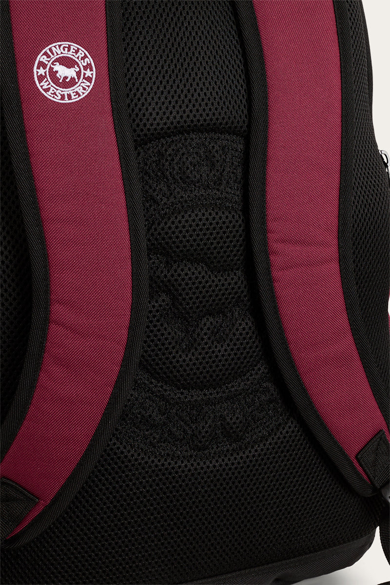 Ringers Western Holtze Backpack - Burgundy/Black - Image 3