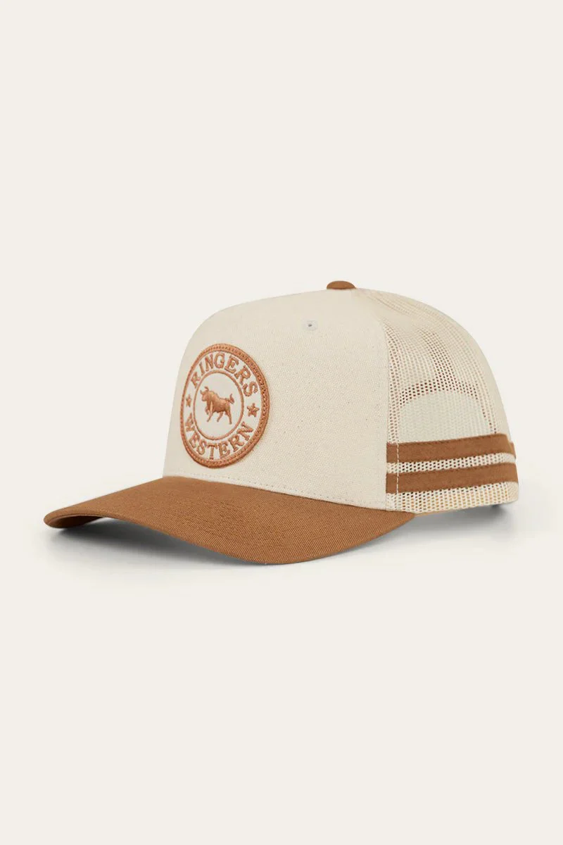 Ringers Western McCoy Trucker Cap - Beige/Clay