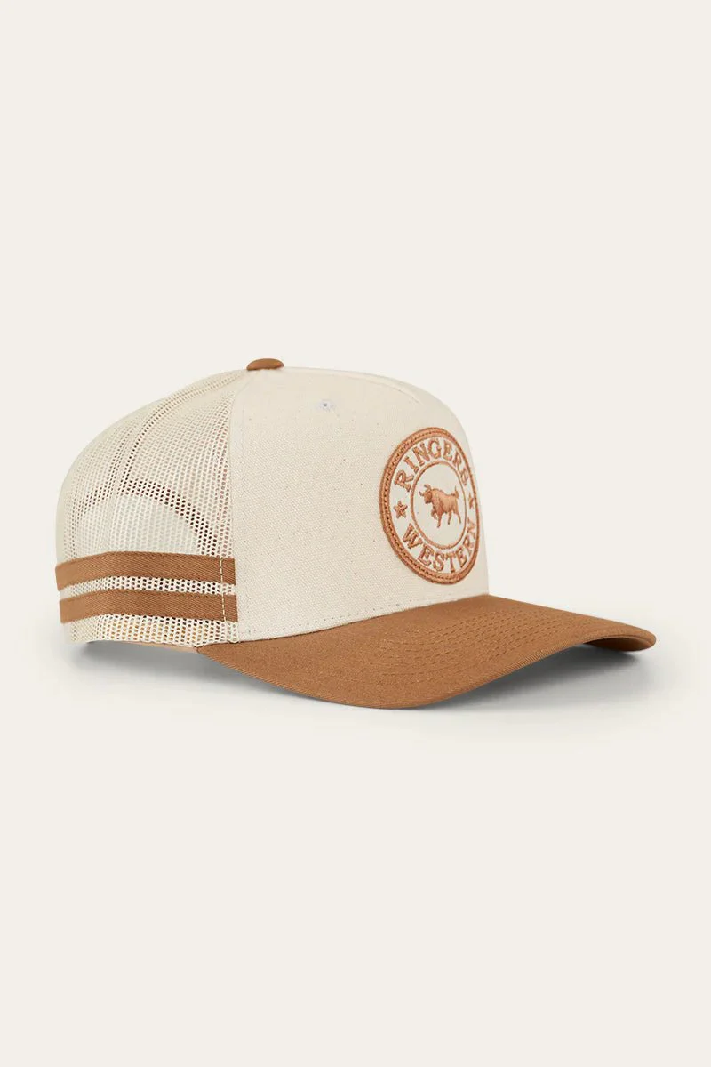 Ringers Western McCoy Trucker Cap - Beige/Clay - Image 3