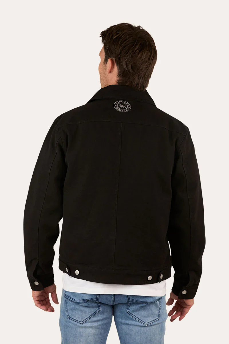 Ringers Western Roady Mens Canvas Jacket - Black - Image 4
