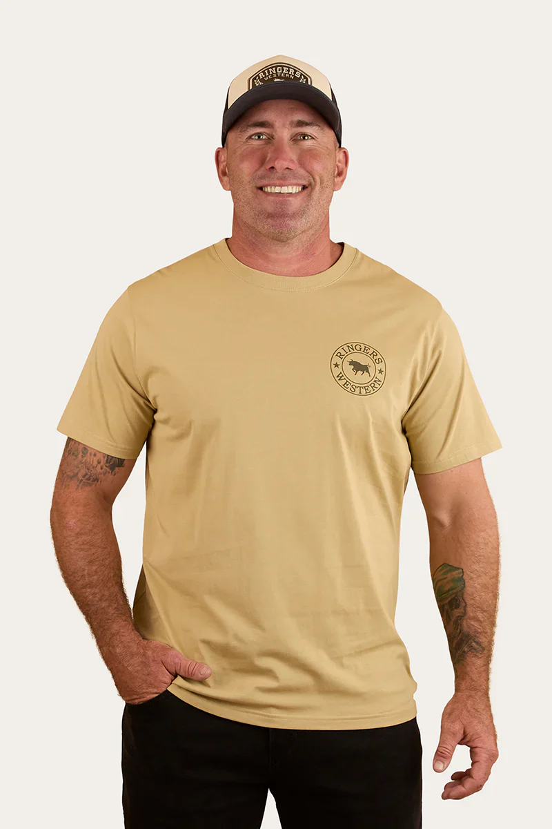 Ringers Western Signature Bull Mens Loose Fit Tee