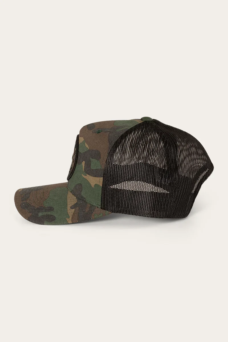 Ringers Western Signature Bull Trucker Cap - Camo/Black - Image 3