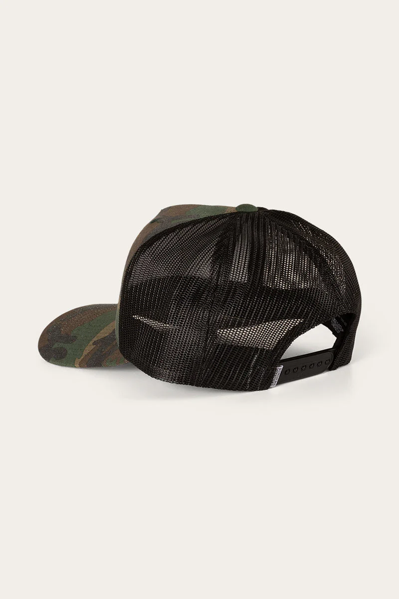 Ringers Western Signature Bull Trucker Cap - Camo/Black - Image 4