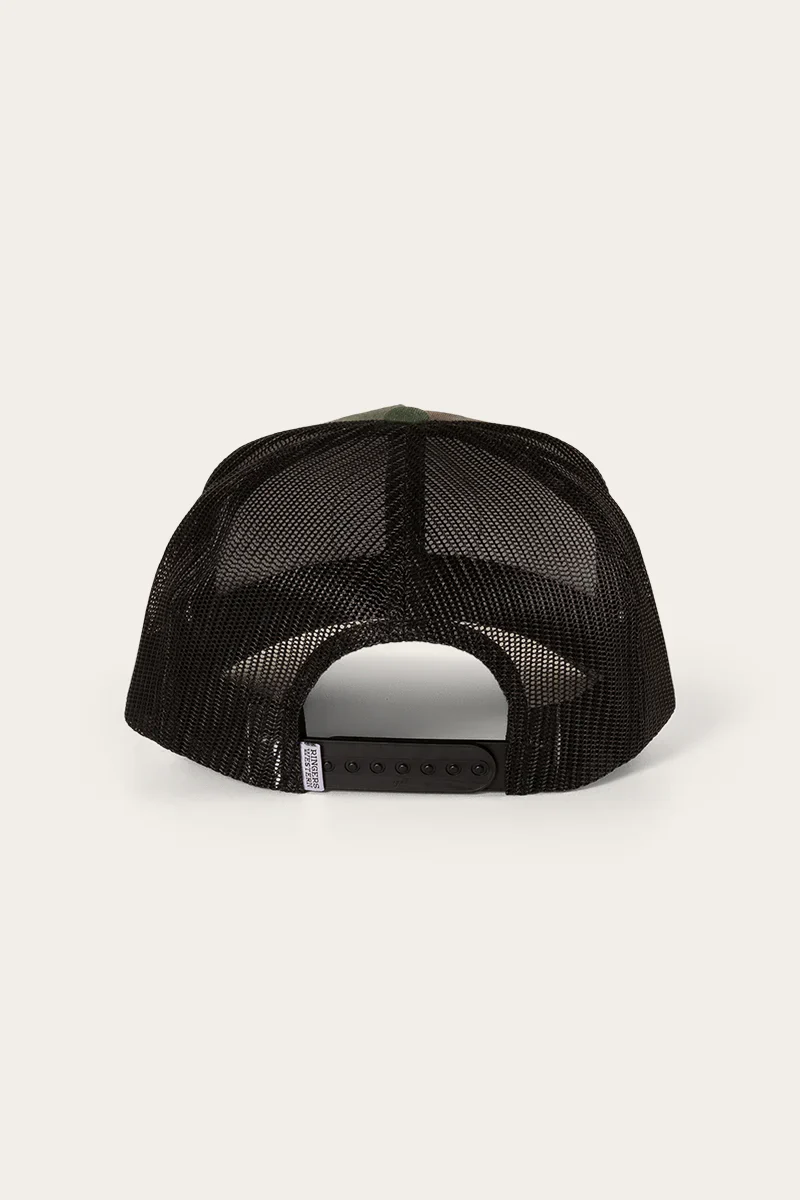Ringers Western Signature Bull Trucker Cap - Camo/Black - Image 5