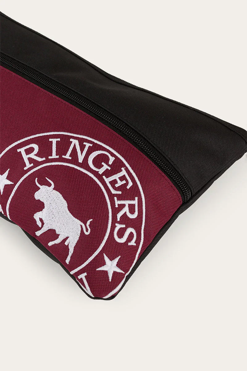 Ringers Western Spencer Pencil Case - Burgundy/Black - Image 2