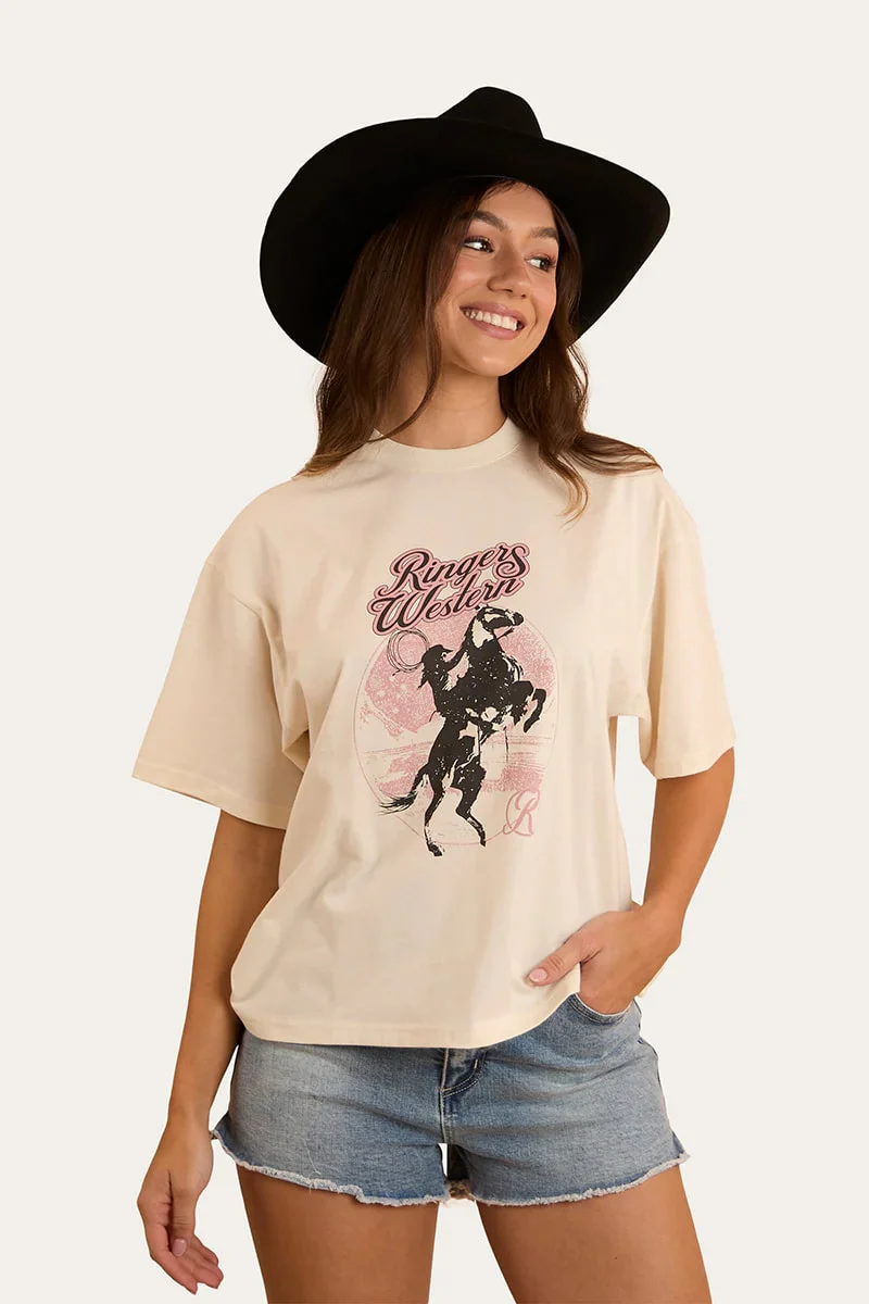 Ringers Western Wild Ride Womens Oversized T-Shirt - Image 4