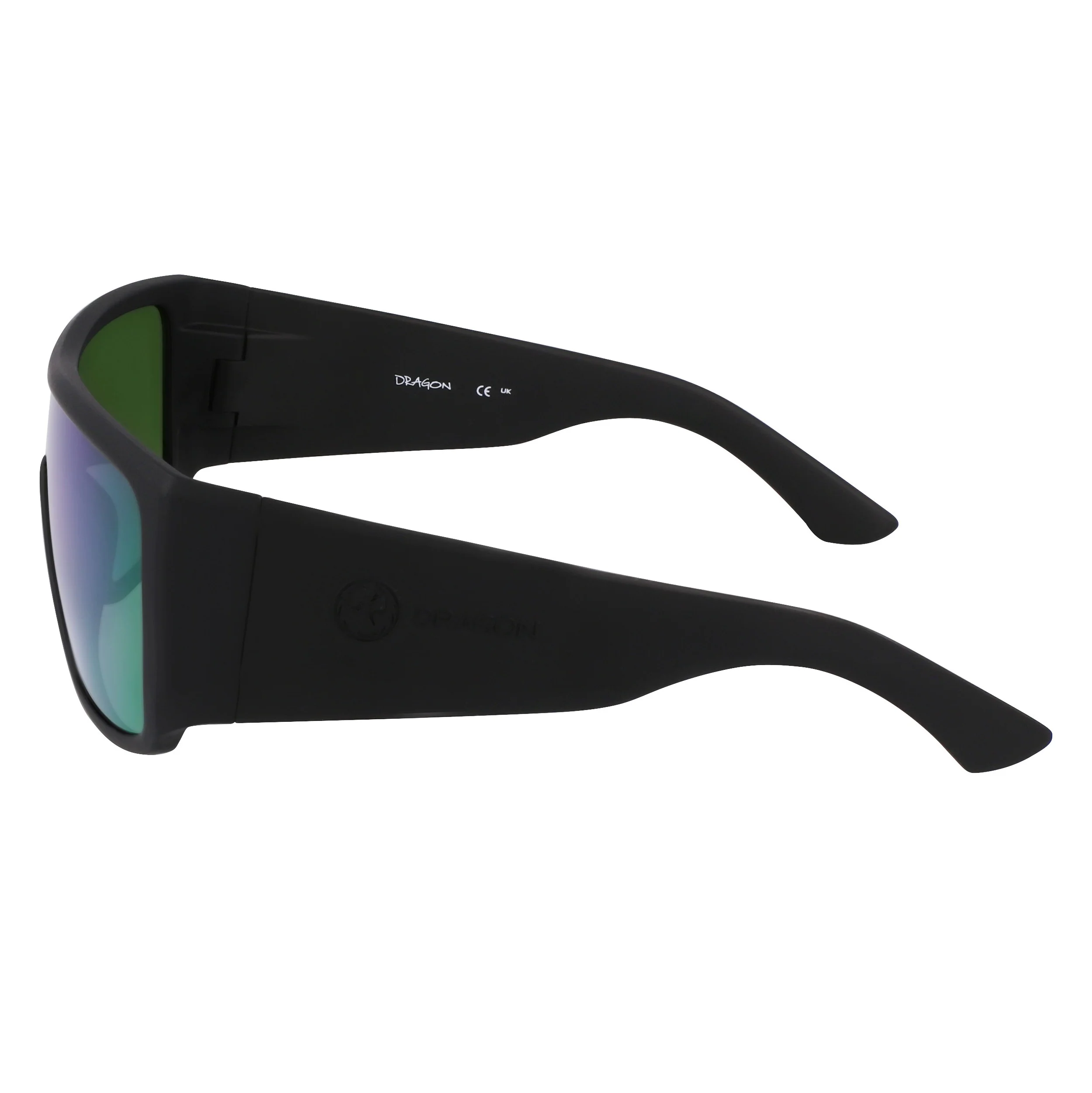 Dragon Rocker - Matte Black / LL Green Ion Polarised - Image 2