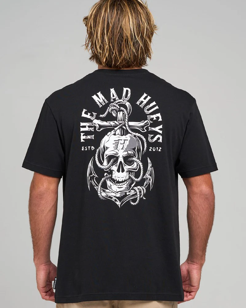 THE MAD HUEYS ROPE SKULL ANCHOR | SS TEE