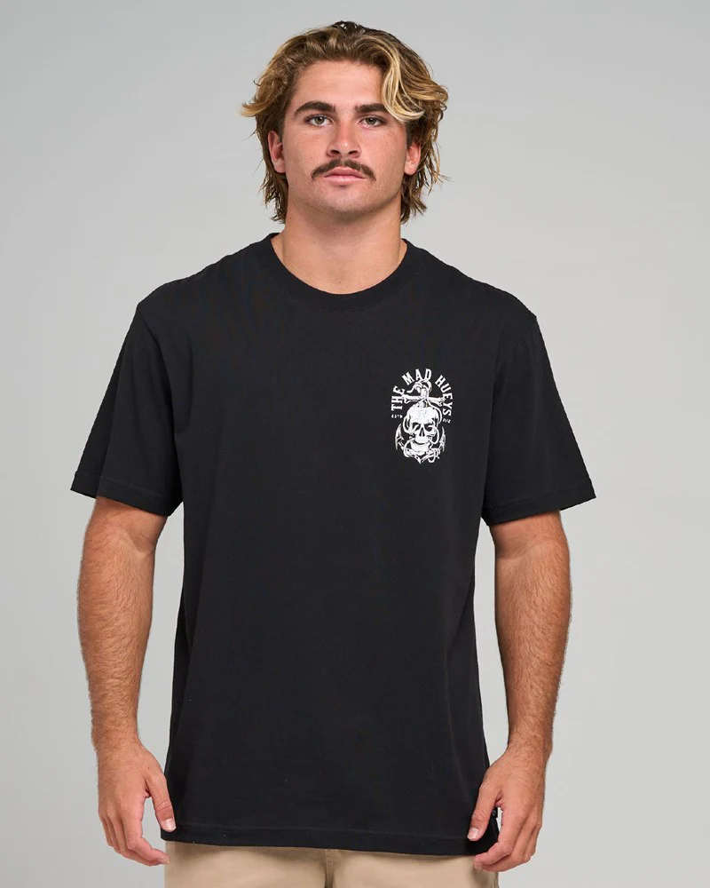 THE MAD HUEYS ROPE SKULL ANCHOR | SS TEE - Image 2