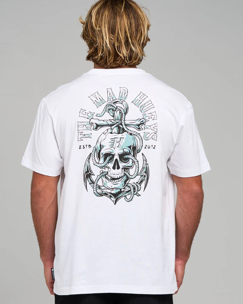 THE MAD HUEYS ROPE SKULL ANCHOR | SS TEE - Image 4