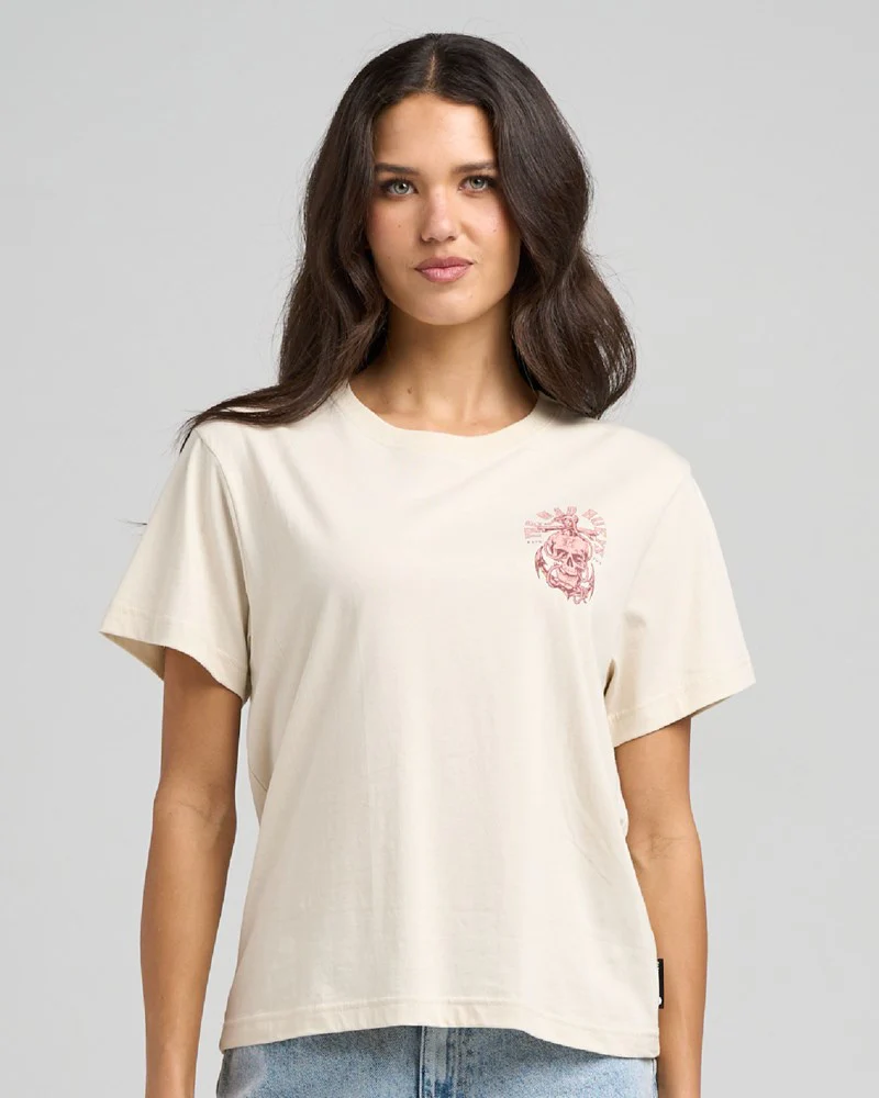 THE MAD HUEYS ROPE SKULL ANCHOR | WOMENS SS TEE - Image 2